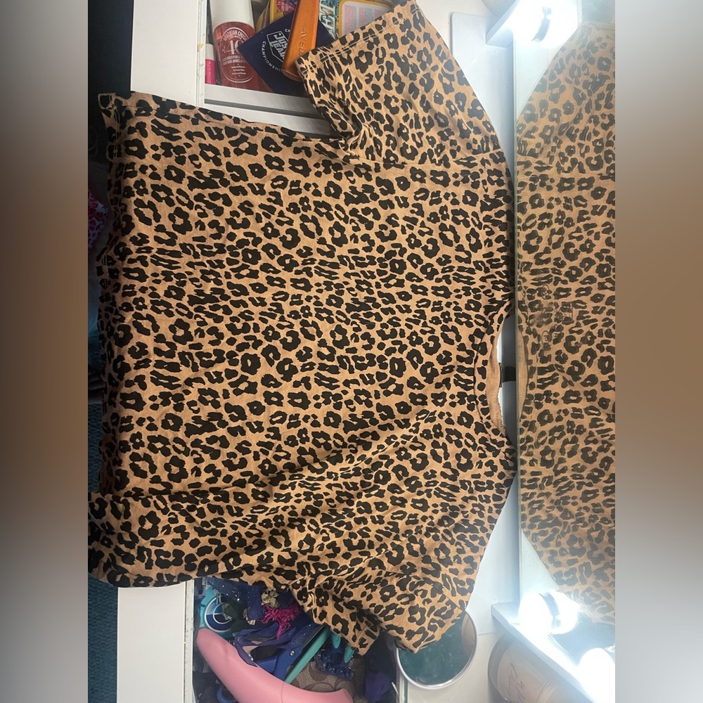 Cheetah crop top
